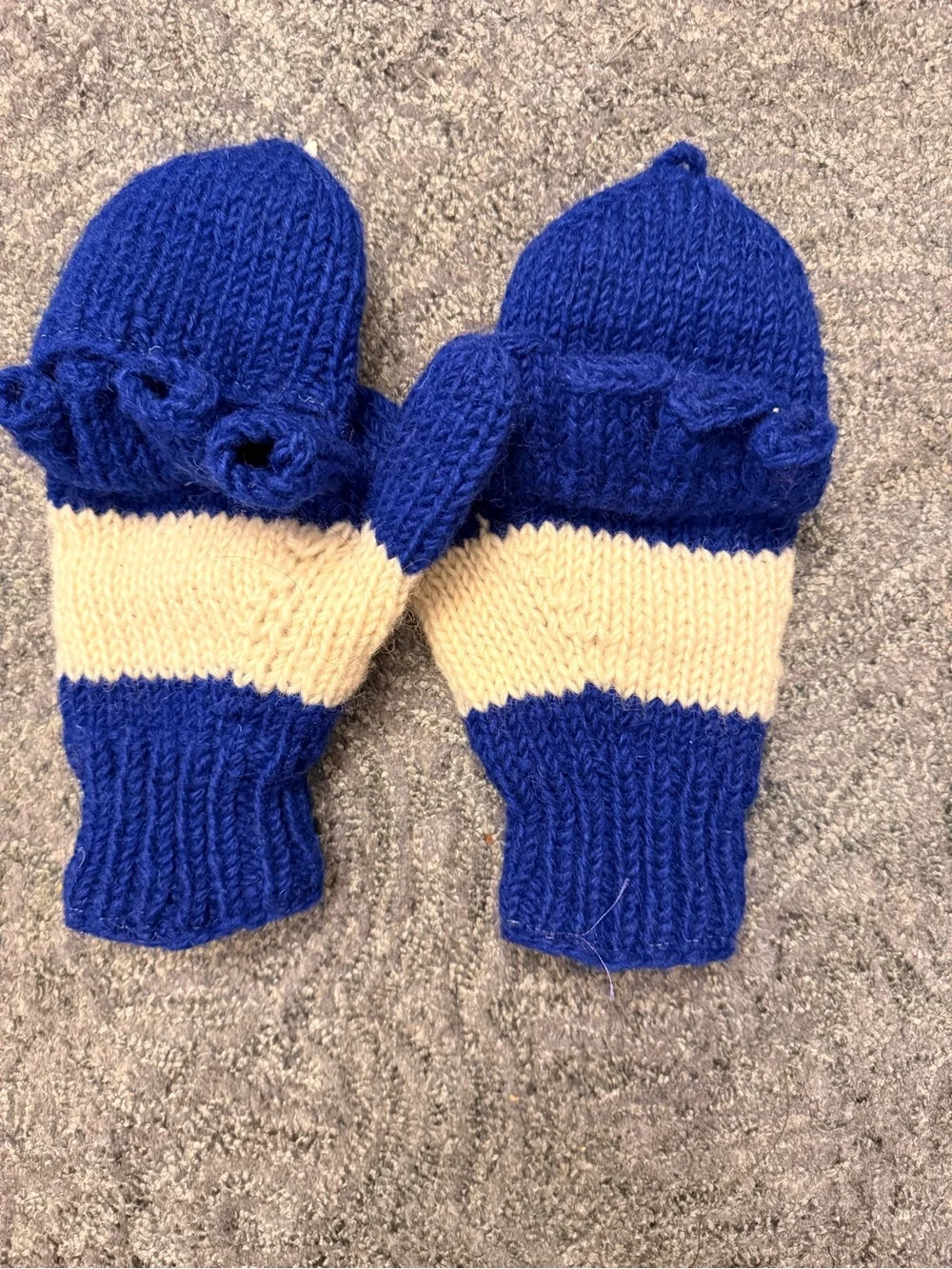 Rising International Colorado Flag Wool Convertible Mittens Glittens Fleece